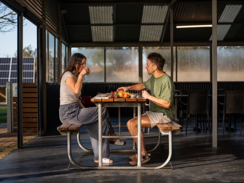 Camp kitchen at Breeze Holiday Parks - Busselton