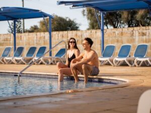 Enjoy the swimming pool at Breeze Holiday Parks - Busselton
