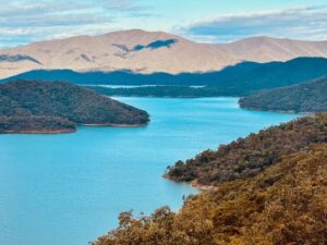 The view from Foggs Lookout, Eildon, Victoria's High Country