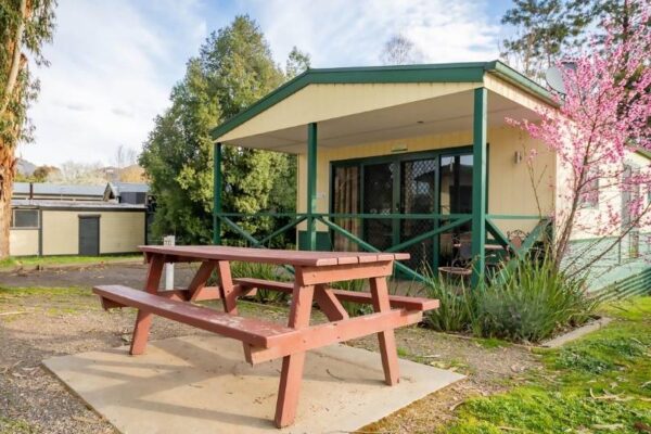 Exterior of a Three-Bedroom Cabin at BIG4 Breeze Holiday Parks - Eildon