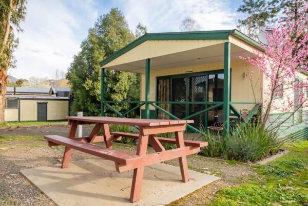Exterior of a Three-Bedroom Cabin at BIG4 Breeze Holiday Parks - Eildon