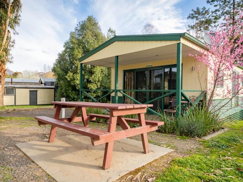 Exterior of a Three-Bedroom Cabin at BIG4 Breeze Holiday Parks - Eildon