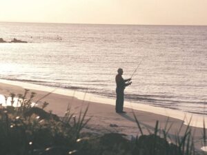 Fisherman enjoying Geographe Bay