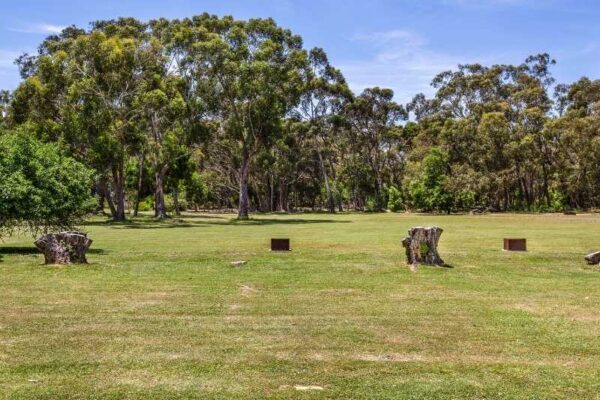 Unpowered site, grass camping site at Breeze Holiday Parks - Grampians, fire pits are available on some sites, please request