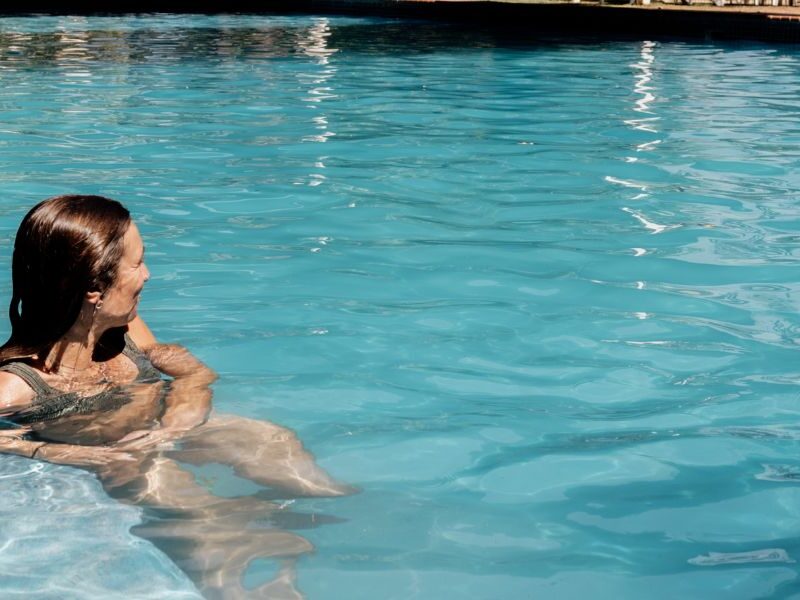 Women enjoying Breeze Holiday Parks - Katherine swimming pool, Summer Park and Save, Stay 3 Pay 2 Summer