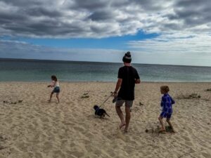Dog-Friendly Holidays Done Right: Explore Australia with Breeze Holiday Parks, enjoying the beach in Busselton