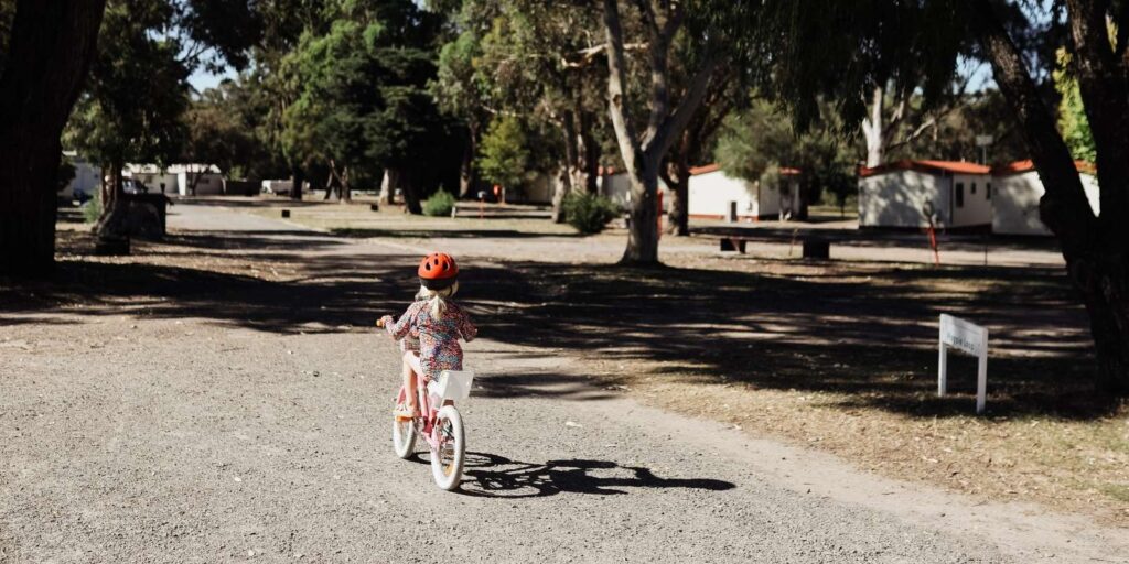 Summer Sorted: Activities You Won’t Want to Miss at Breeze. Child riding at bike at Breeze Holiday Parks - Grampians