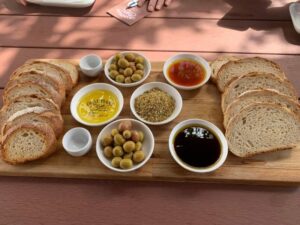Enjoy a delicious platter at Grampians Olive Co