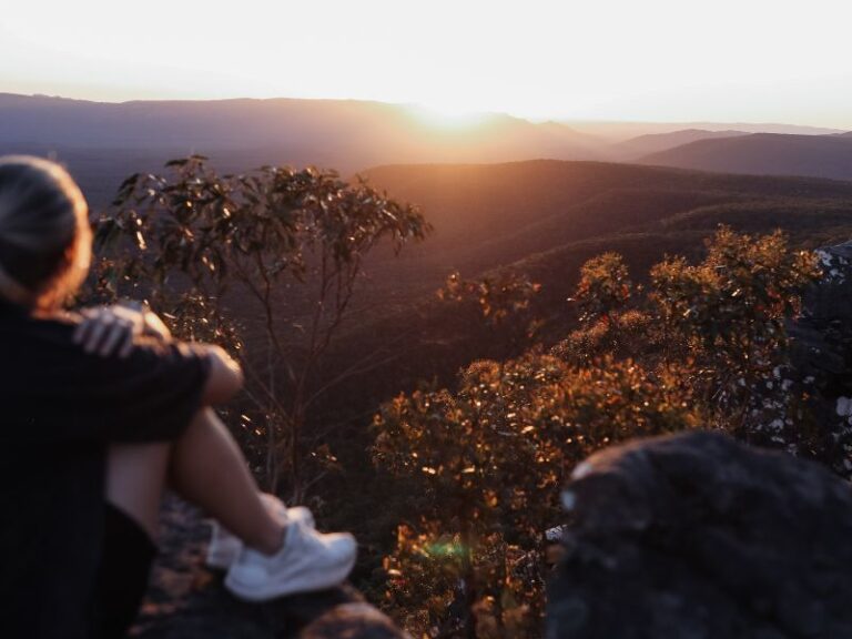 Women enjoying the sunshine in the Grampians National Park