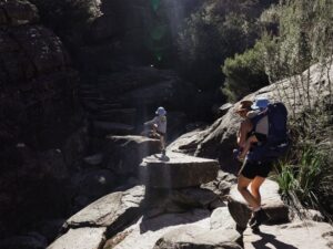 Family hiking in the Grampians