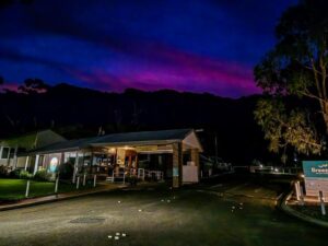 Aurora Australias over Halls Gap